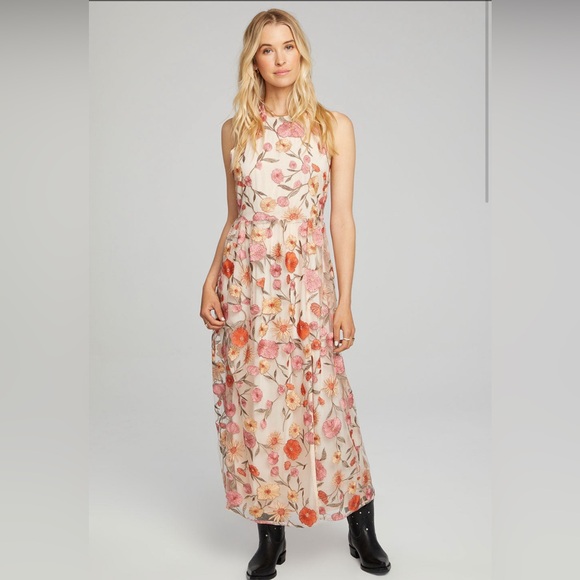 NWOT Saltwater LUXE sold out Marilyn Halter Maxi Dress size Large - Picture 3 of 4